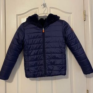 Save the Duck Reversible Puffer Jacket Size 10